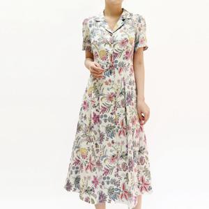 [비꼴리끄]사라사 프린트 원피스 B242WO2210