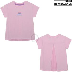 뉴발란스키즈 뒷 플리츠 반팔티 NK9EC2104G-75
