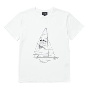 [아페쎄 APC] CODEU M26203 AAB WHITE 공용 반팔티