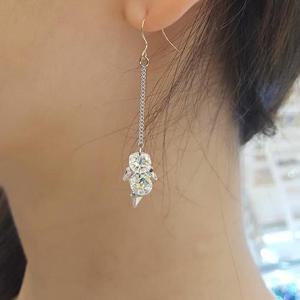 볼라레 세이브존01 14k 화이트오팔 체인 드롭귀걸이 GS408