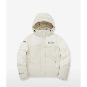 [디스커버리] 2024 F W 겨울 DWDJ7L046IVS 여성 베르겐 고어 윈드스토퍼 구스다운 숏패딩