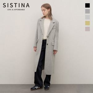 [SISTINA]울 혼방 핸드메이드 롱 코트_AWHCTO41080