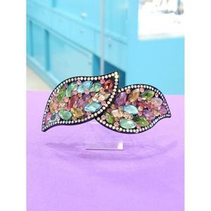 로뎀 세이브존05 프랑스 스와로브스키 나뭇잎 자동핀(멀티)1 RDA24030091