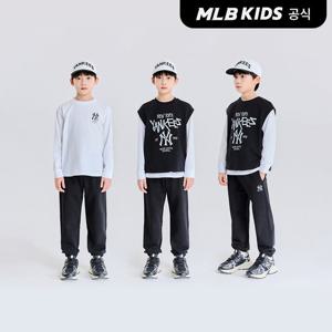 [택가129,000원][MLB키즈]바시티 VEST 긴팔 3 SET NY (Black)7AS1V0151-50BKS