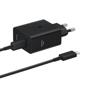 삼성전자 50W 듀얼 PD 충전기 절전형 (USB C to C 케이블 포함)