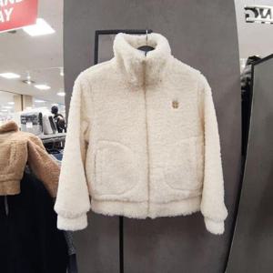 뱅뱅 HC09 여성 네잎클로버 뽀글이 후리스점퍼 CUK605