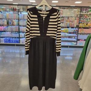 Destijl HC34 봄.가을단가라앞지퍼부드러운니트원피스 D2513op08