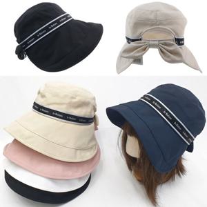 경량 나일론 뒷리본 벙거지 엄마 중년 여성 여름 버킷햇 챙모자/CL-B319