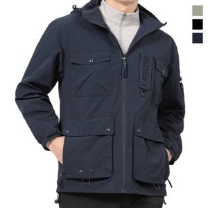 [BFL] 남성 아웃도어 테크 메쉬 후드 바람막이 Model No_CB5008