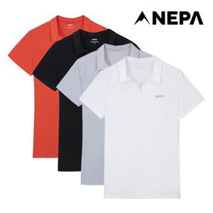 [택가79,000원] 네파 여성 액티브 트리코트 오픈넥 폴로티셔츠 7I45221