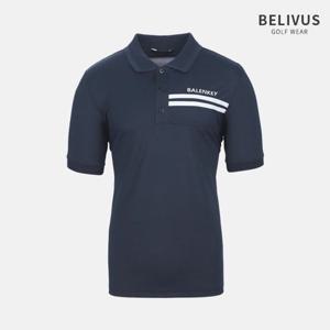 빌리버스 남성 골프웨어 로고 반팔 카라티 BRM014