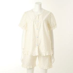 (비너스) 한여름 입기좋은 도트무늬 여성 면 상의 홈웨어-VEV4933F