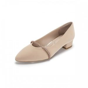 [무크] 여성 공단 샤틴 드레스 펌프스 구두 핑크 블랙 422105