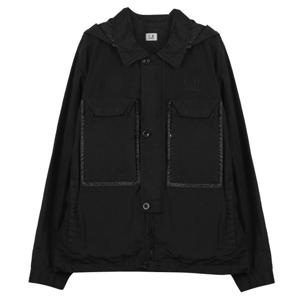 라프리마 C.P컴퍼니 플랫 나일론 고글 후드 오버 자켓 18CMOS090A-005991G-999