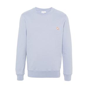 메종키츠네 칠랙스 폭스 패치 스웨트셔츠 블루 LM00303KM0001 P419