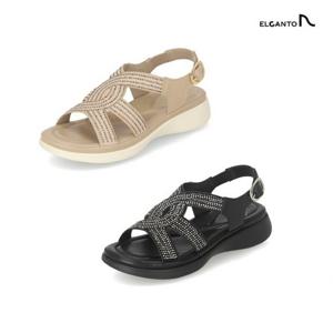 여성 핫픽스 경량 쿠션 샌들 LCWW50U526-00