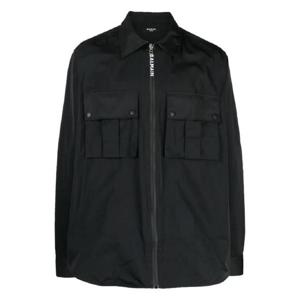 25 FW 발망 지퍼 프런트 유틸리티 셔츠 YH0JT096XF15 TP438753990
