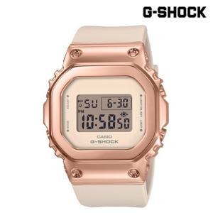 [지샥]GM-S5600PG-4DR LTJJ 컴팩트 사이즈 로즈골드 스틸 베젤 스퀘어 방수 전자시계