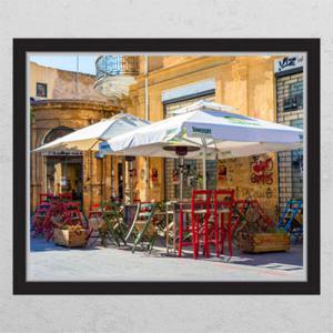 아트박스/꾸밈 ck768-니코시아거리_창문그림액자