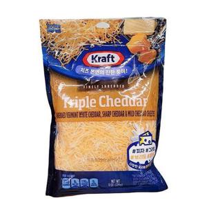 크래프트 트리플 체다 슈레드 치즈 226g x 1개 a28571