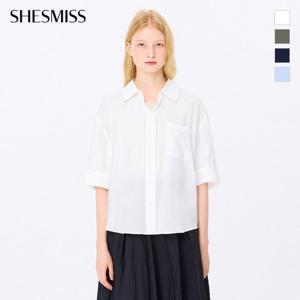 [쉬즈미스] 패치 포켓 7부 셔츠_SWWSTP22160