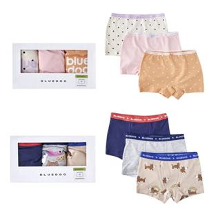 [블루독8-키즈] 택1 핑크 도트사각3종팬티세트 드로즈 내의속옷 이너웨어 라운지 두돌선물 초등 25W1051151