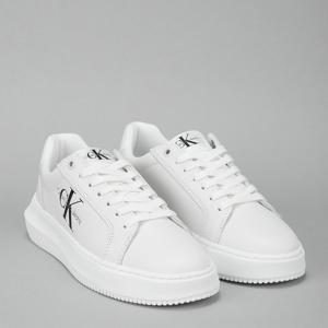 [캘빈클라인 진]여성 말모 청키 컵솔 레이스업 스니커즈 단화 신발 화이트 (YW00823-YBR)