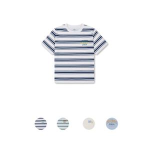 탑텐키즈 MKF3TS1002 남아 워터 반팔티