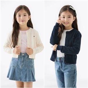 [타미힐피거칠드런TD] 포인텔 라운드넥 가디건 (T42F6WCD350GT1)