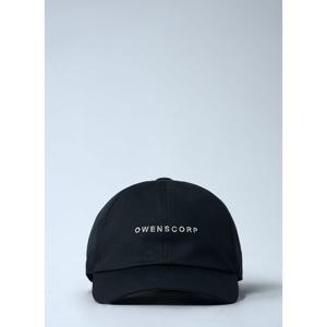 릭오웬스 로고 모티프 코튼 트윌 베이스볼 캡 RA02E0700 TEEM7