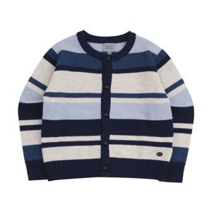 [빈]네이비 블루 스트라이프 니트 가디건BY62CK01NV