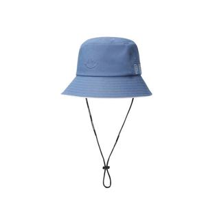 여성 스마일 패턴 배색 로고 버킷햇 521E3CP004BL