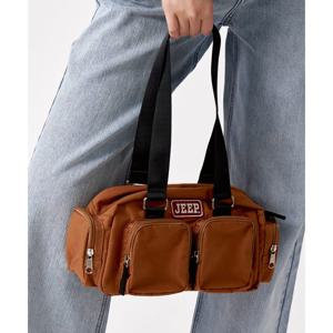 [지프]JP0GAU532 큰지프 와펜 2024년 브라운 숄더백_SC