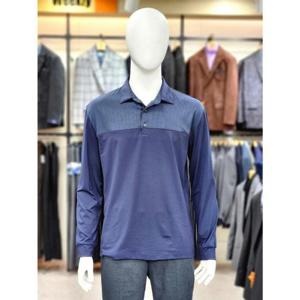 런던포그 세이브존04 블럭 카라 긴팔 티셔츠 LMWTA950