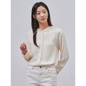 [빈폴레이디스]후드 블라우스 아이보리 (BF4X64C010)