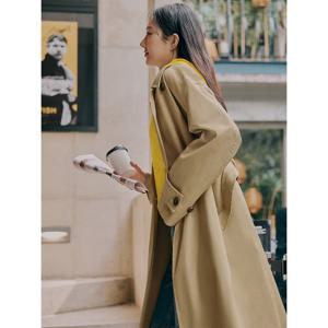 [빈폴레이디스]오프닝 벨티드 트렌치 코트 베이지 (BF483TS01A)