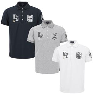 [파리게이츠]511E3TSA21-남성 PG 마린 패턴 피케 반팔 티셔츠-(25년가을)