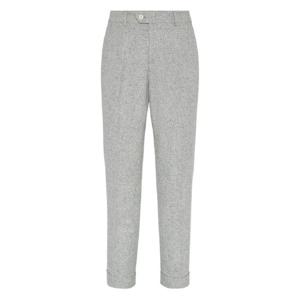 25 FW Brunello Cucinelli 플리츠 울 실크 혼방 팬츠 MA479L00HC151 TP442020075