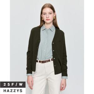 헤지스여성 HSSW5D901 캐시미어 블렌디드 V넥 가디건