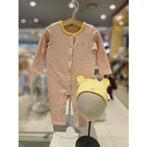 블루독베이비[hu] 25.FW겨울신상 OR)캔디골지세트우주복 45C70-041-12 수트 내의우주복 실내복 출산선물