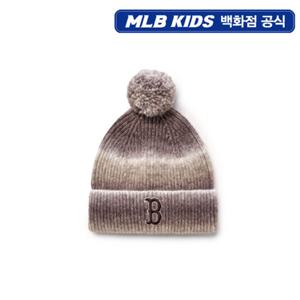 [MLB키즈PG] 여아 그라데이션 폼폼 비니 (7FBNB2356-43BRL)