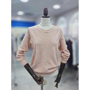 스테파니 세이브존08 물결 카라 브로치 니트 A25SW5317