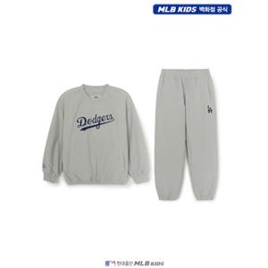 [MLB키즈US] (7AS2B0556-07GRP) 스트릿 베이직 우븐 맨투맨세트 아동맨투맨세트 키즈맨투맨세트
