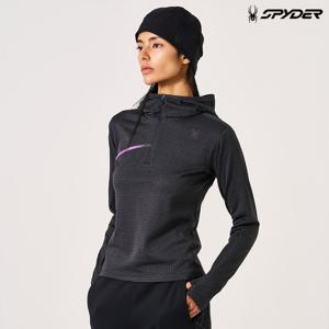 [스파이더] 여성 러닝 기모 후드 티셔츠 SPKWCNHD281WCGR