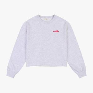 잠뱅이 동백01 한글크롭스웻티셔츠 AP3WMT560