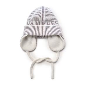 MLB 키즈 투톤 골지 로고 귀달이 비니  (7ABNB0656-50CRS)