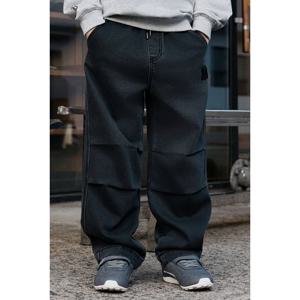 MLB키즈 스트릿 기모 파라슈트 데님팬츠 (7ADPB0856CGL)