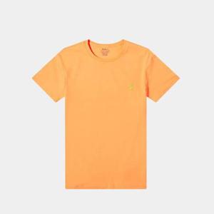 폴로랄프로렌 남성 그린 포니 커스텀슬림핏 반팔티셔츠 오렌지 710671438 206