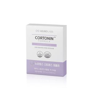 뉴로랩스 코르토닌 포뮬러 60정 L 테아닌 홍경천 추출물 / 스트레스 긴장완화