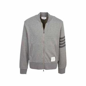 톰브라운 엔지니어 사선 봄버 자켓 그레이 남성 MJT280A 06910 035